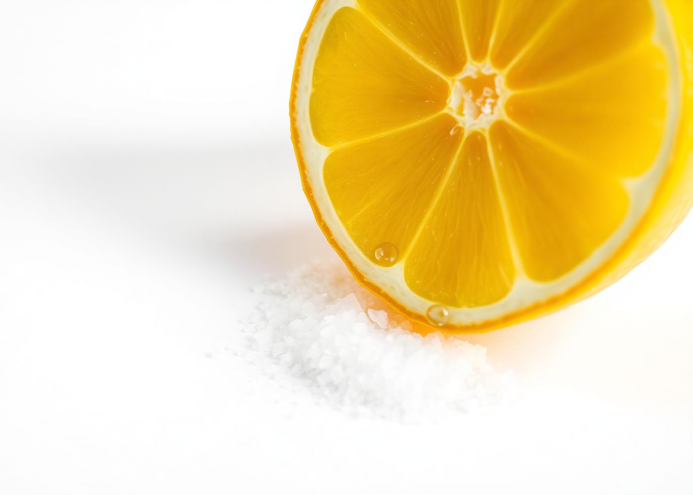 Lemon and sea salt