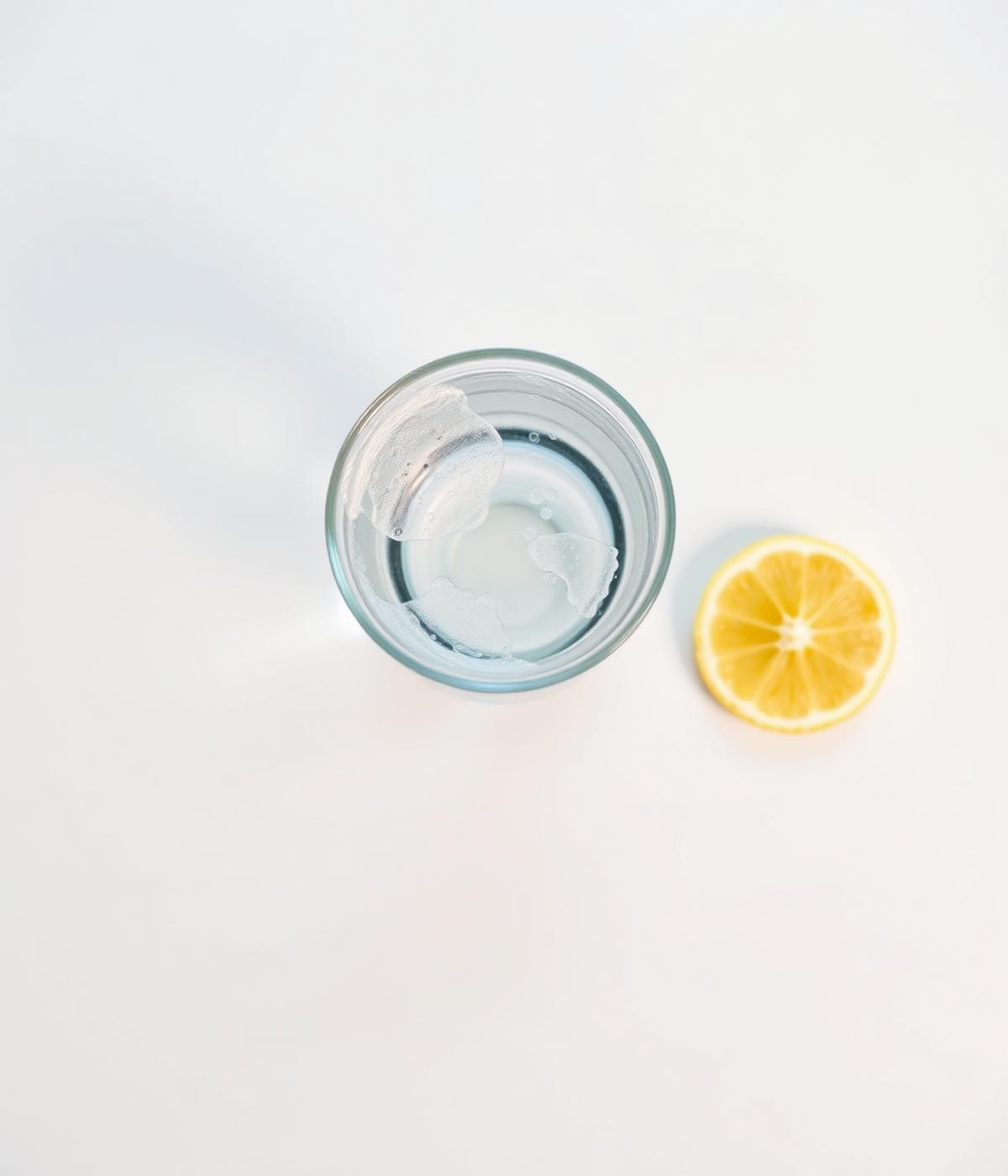 Water and lemon